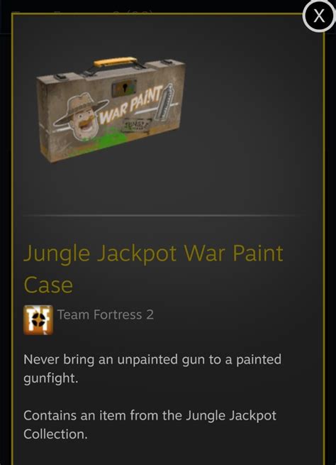 jungle jackpot war paint case